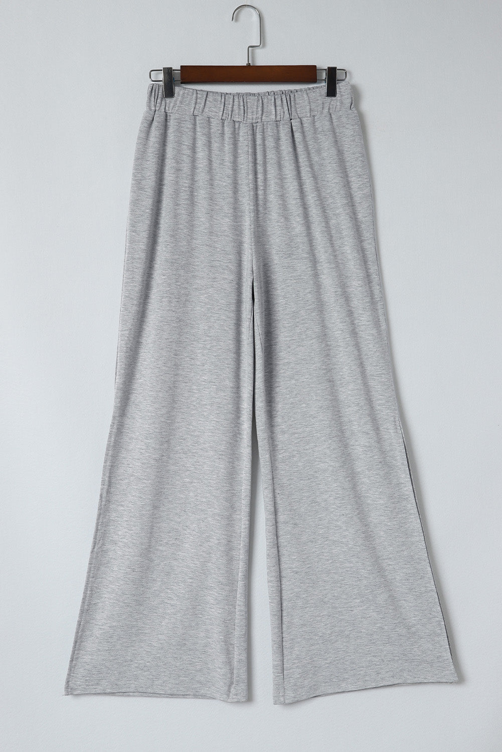 Side Slits Wide Leg High Waist Pants