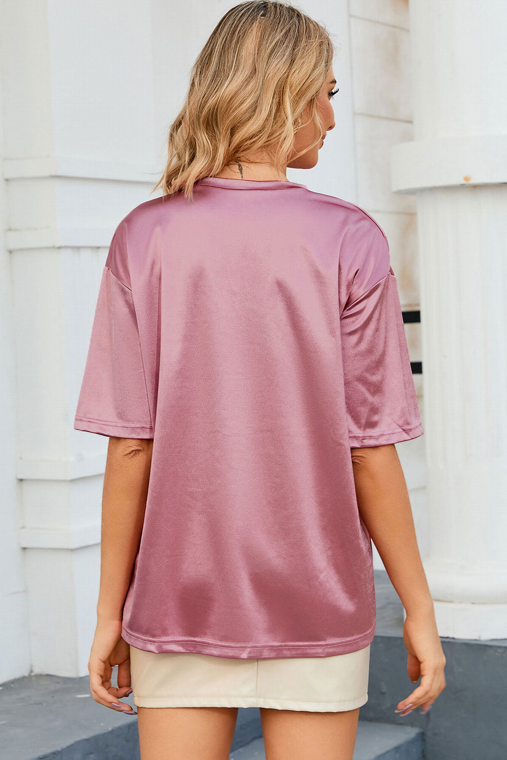 Chest Pocket Loose Fit T Shirt