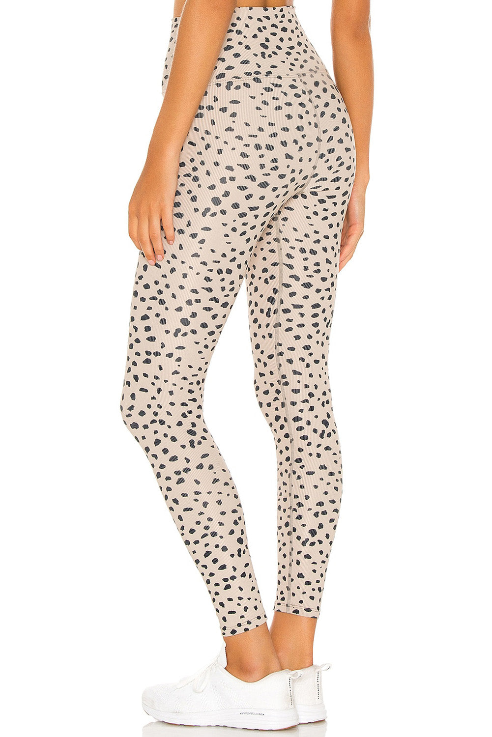 Dalmatian Spots Printed Stretchy High Waist Leggings