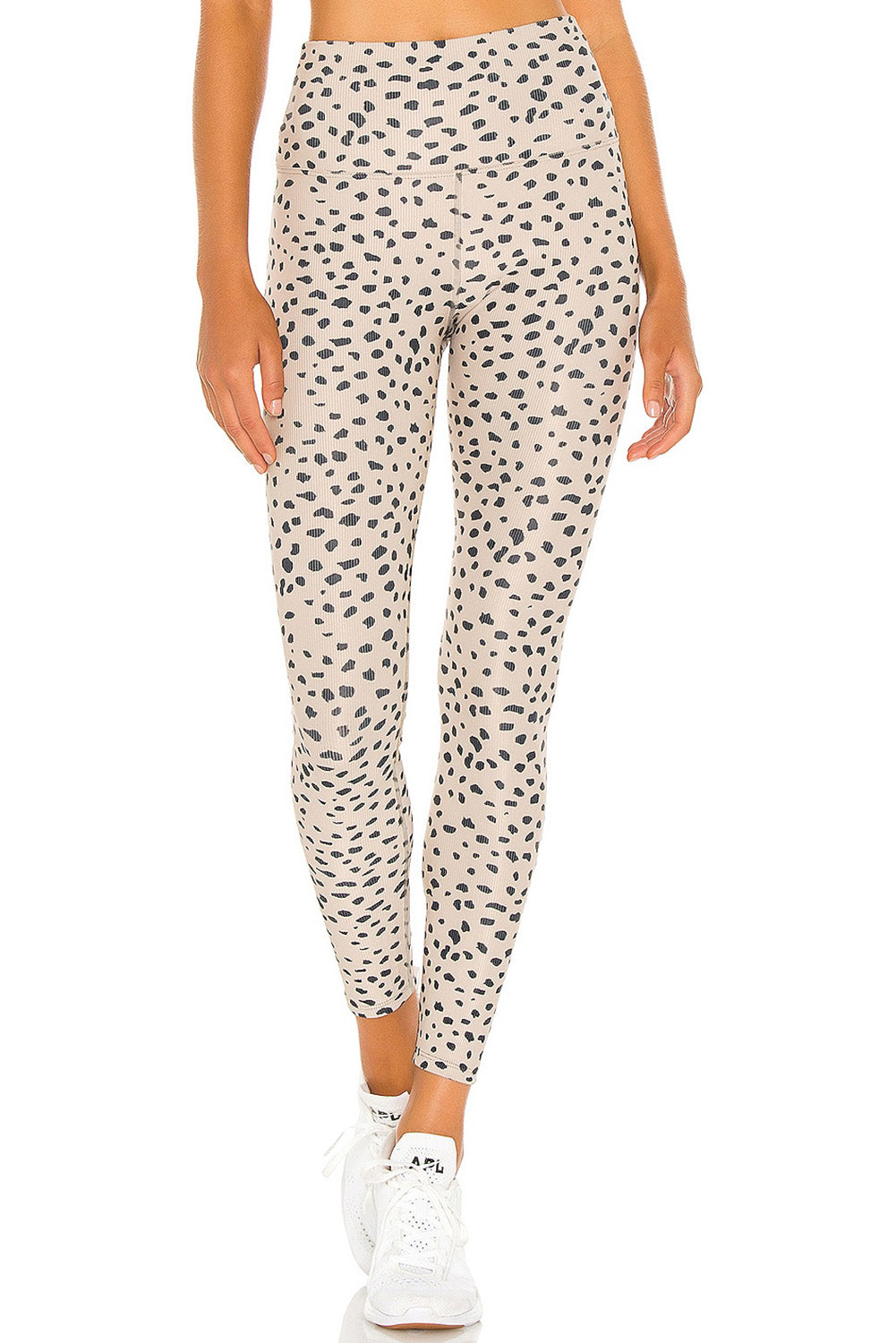 Dalmatian Spots Printed Stretchy High Waist Leggings
